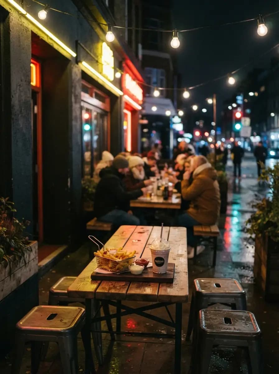 Comptoir — Franc, graphique, énergie de rue.