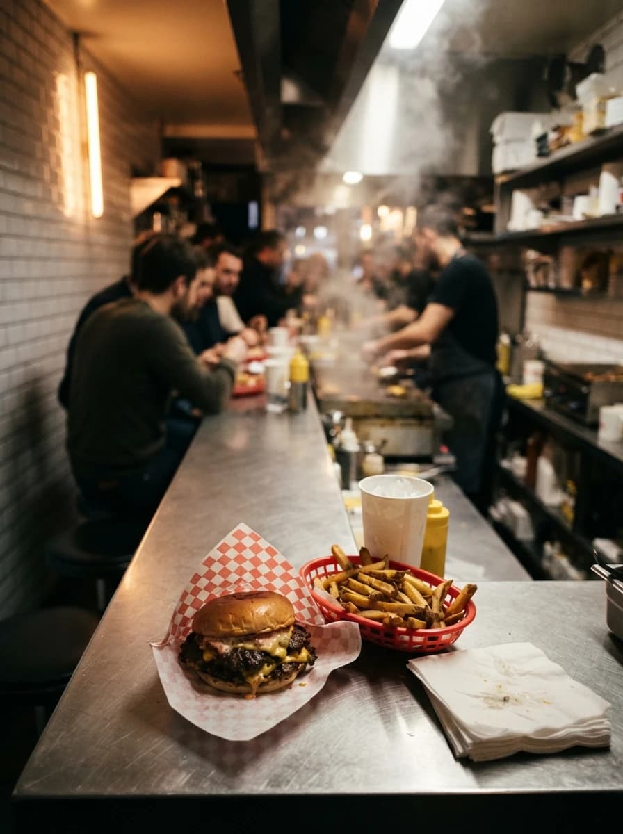 Counter — Comptoir street-food, burgers et service rapide.