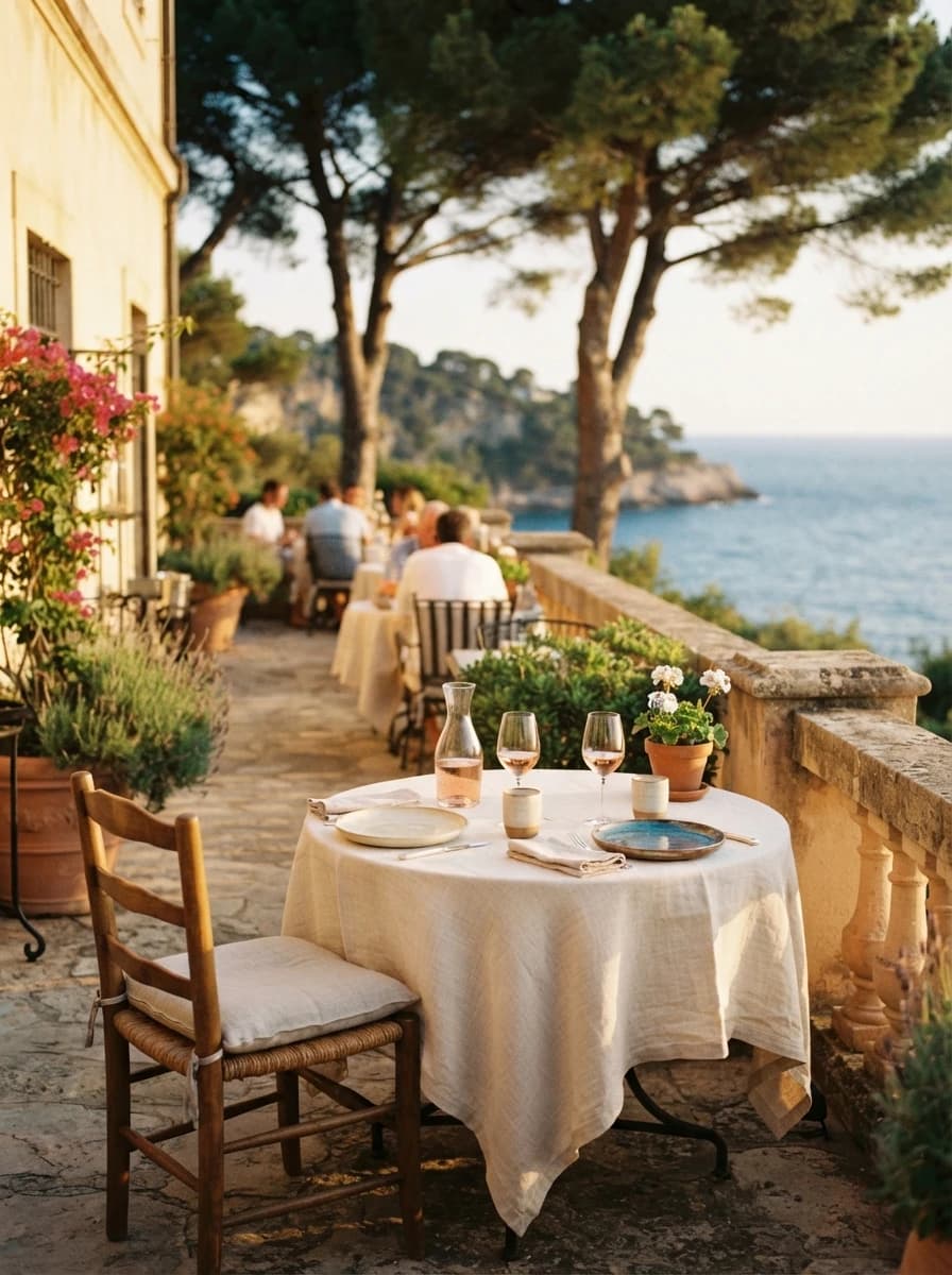 Riviera — Restaurant méditerranéen, terrasse et élégance.