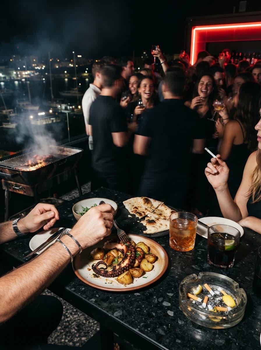 Social — Rooftop, bar & cuisine nocturne.